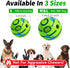2 Pack, 3.14 inch Giggle Ball for Dogs Glowing Interactive Dog Toys Balls, Rolling Squeaky Toy for Large Medium Small