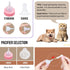 4oz Puppy Kitten Nursing Bottle - Small Animal Feeding Kit with Nipples | Hand Feeding Supplies for Puppies, Kittens