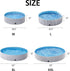 Yaheetech Foldable Dog Bath Pool, Collapsible PVC Outdoor Bathing Tub for Large and Small Dogs (Gray)