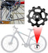 Pro Bamboo Kitchen 2pcs Variable Speed Guide Wheel, 11T Aluminum Sealed Bearing for Bicycle Rear Derailleur