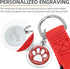 PUPTECK No Pull Dog Harness, Soft Adjustable Nylon Step-in Puppy Vest for Outdoor Walking, X-Small Red