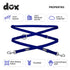DDOXX Nylon Dog Leash, 6.6 ft, 3-Way Adjustable Leash for Dogs - XS (Blue), Red Dog Leash