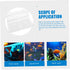 4Pcs top cover aquarium fish tank rimless aquarium cover plate aquarium lid support Accessories lid holder cover clip insulation aquarium lid holder Screen clip cover