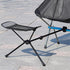LSLANSOON Folding Attachable Footrest Leg Rest Camping Chair Accessories for Reclining Swing Chair Moon Chair Beach