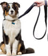 4FT Blue Strong Dog Leash with 2 Padded Handles, Traffic Handle for Extra Control (Blue, 4FT)