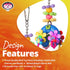 Super Bird Creations SB1085 Flower Power Bird Toy - Ideal for Small/Medium Birds, 7" x 2.5" x 2"