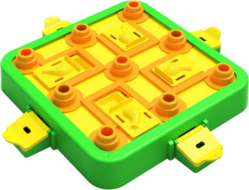 AUTENS Dog Puzzle Toys - Interactive for Puppy Mental Stimulation, 3 Level Treat Puzzle for All Dogs (Green)