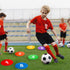 24 Pack 9 Inch 6 Okllen Poly Vinyl Spot Markers, Floor Dots Non-Slip Rubber Agility Dots, Flat Field Cones Circles