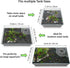 BEVINKATE Rimless 2 Aquarium Plant Holder for Fish Tank Pcs Corner Shelf for Fish Tank Top, Aquatic Plant Planter