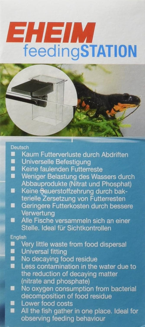 Eheim Feeding Station, Model: 4001020, 4.00 x 2.00 x 5.00 inches, Black