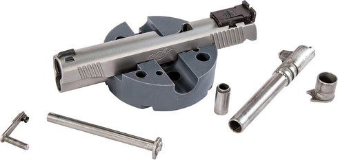 Wheeler Universal Bench Block with Non-Marring Construction and Multiple Uses for Pistols, Gunsmithing and Maintenance
