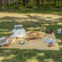 RUIBOLU 80x60in 2-4 Beach Blanket Large Picnic Blankets, Sandproof Beach Mat for Adults Waterproof Quick Drying Outdoor