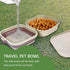 Collapsible Dog Bowl, Portable Leak Proof Feeder for Pet Food and Water, Travel Bowls for Camping and Hiking