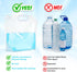 20 1.3 26 Zubebe Pcs x Gallon Water Container Bags Collapsible Emergency Container Bag Gallon Freezable Bpa Free Food