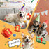 4 Pack 2.0" AMA SPORT Squeaky Tennis Balls for Dogs Small Tennis Balls for New Puppy Small Dog Toys for Fetch
