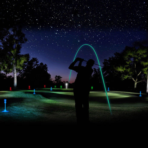 R&L Glow Golf Balls for Night Sports – Tournament Fluorescent Glowing Golf Balls for Long Lasting Brightness