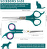 Trimming, (Set 3) Professional Pet Grooming Kit, Stainless Steel Dog & Cat Grooming Shears with Rounded Tip Blades