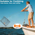 2 Set QualyQualy Castable Crab Trap Kit, Foldable Crabbing Net with Rope & Bait Clip, Crab Snare/Pots/Traps for Blue