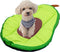 Pet Dog Pad - Portable Washable Mat with Cute Fruit Pattern, Summer Bed Cushion for Dogs (Avocado)