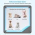 Wuquperf 24" 24" 4 x Dog Pee Pad Holder, Silicone Puppy Potty Pad Tray with Built-in Magnetic Clamps Non-Slip Dog