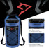 Piscifun Dry Bags, Waterproof Floating Backpack 5L/10L/20L/30L/40L with Waterproof Phone Case for Kayaking, Boating,