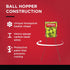 Gamma 325, 50, 75, 90, Sports BallHopper, Brute Hoppette Hi Rise & Pro Tennis Ball Hoppers & Carts, Easy Pick Up