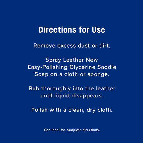 64 Oz. Farnam Leather New Easy-Polishing Glycerine Saddle Soap and Leather Saddle Cleaner, Protects and Preserves