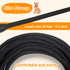 Vivifying Long Floating Dog Leash, 20ft Training Leash with Comfortable Handle for Hiking, Swimming, Beach (Black)