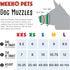 Safety Muzzle, Breathable Nylon Cloth, XXS