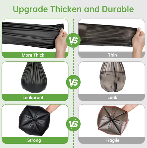 Winmoom 50 8 1.3 portable toilet bags for camping, Gallon Mil Thickened Compostable Toilet Replacement Bags