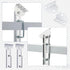 Pelopy 8" Top Bunk Bracket Kit for Boat Trailer, Swivel Bracket & Bolster Boards Sets with Hardware