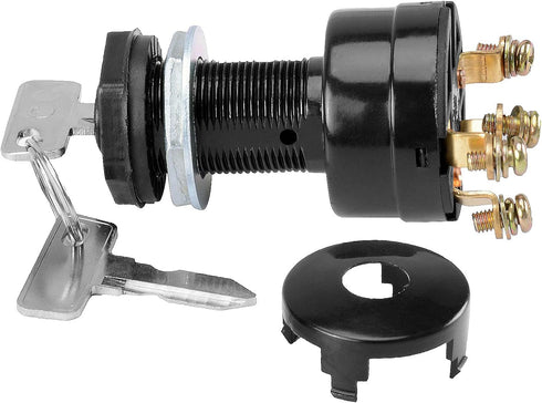 Roykaw Golf Cart Ignition Switch and Key for Club Car DS 1996-Up Models, Replaces OEM # 101826301