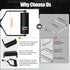 CXPZLLBNHH 2.36 Pull Down Attachments for Gym, Grip in Arm Wrestling Exercise D Handle Cable Attachment, Single Arm