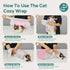 Pawfun Pink-S-2 Self-Adhesive Cat Grooming Wrap