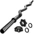 Yes4All 480LB Standard Straight Barbell 60" & EZ Curl Bar 47" - Weight Bar with Star Lock Collars
