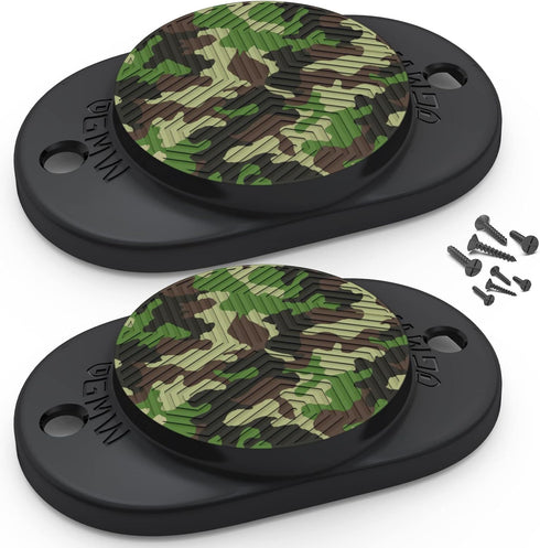 GMW Gun Magnet 2-Pack, 30 lbs Rating Magnetic Gun Mount for Car, Truck, Desks, Safes, Indoor Gun Racks
