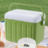 Generic 6L Pack Insulated Camping Cooler Portable Cooling Chest with Ice | Soft-Sided Fridge Bag for Road Trips