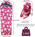 Kids Sleeping Bags, Compact Camping Sleeping Bags with Carry Bag for Hiking, Backpacking, Lightweight Waterproof for