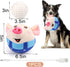 BABORUI Interactive Dog Toys Pig, Jumping Squeaky Dog Toys with Recording and Music Modes, Rechargeable for All Sizes
