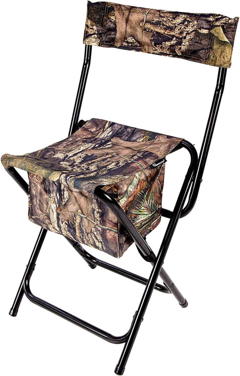 AMERISTEP Hunting Foldable Design Portable Lightweight High-Back Blind Chair with Backrest, Mossy
