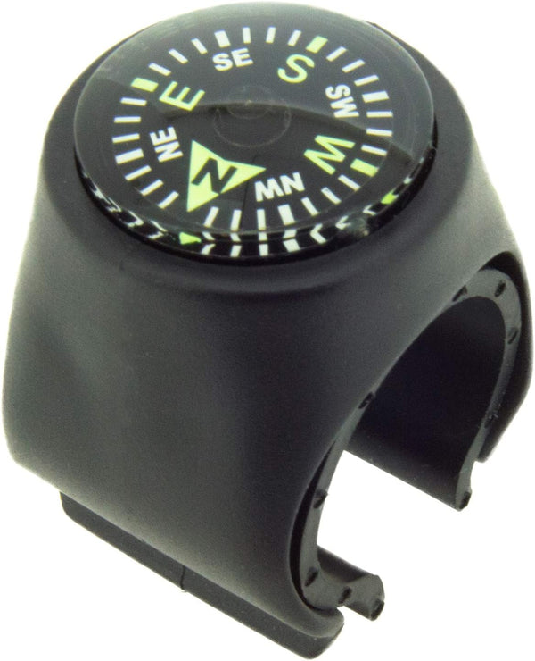 Sun Company Clip-On Compass for Bikes, Handlebar Compass for Bicycle, Motorcycle, ATV, Snowmobile