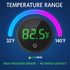 0.9F CTWPets Digital Fish Tank Thermometer, LED Display, Accuracy, for Aquarium, Fish, Axolotl, Turtle