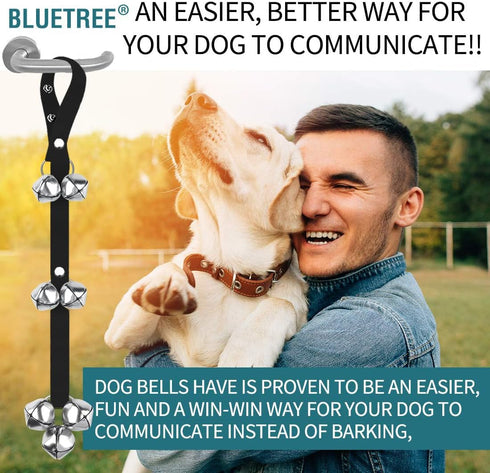 BLUETREE 2 Pack 7 1.4 Dog Doorbells Premium Quality Training Potty Great Dog Bells Adjustable Door Bell Dog Bells