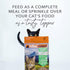 Feline Natural High Protein Dry Cat Food, Freeze-Dried Diet with 98% Meat, Lamb & King Salmon, 3.5oz
