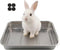 Rabbit Litter Box Stainless Steel Gird Rabbit Litter Box,304 Stainless Steel Sifting