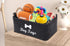 Morezi Felt Pet Toy Box and Dog Storage Basket Organizer - Dark Grey