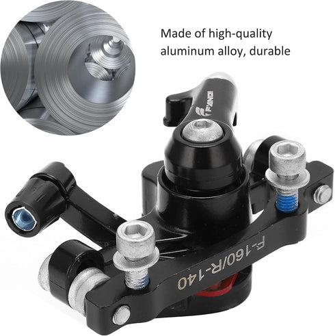 Front Rear Disc Brake Calipers, Aluminum Alloy for Mountain and Road Bicycle