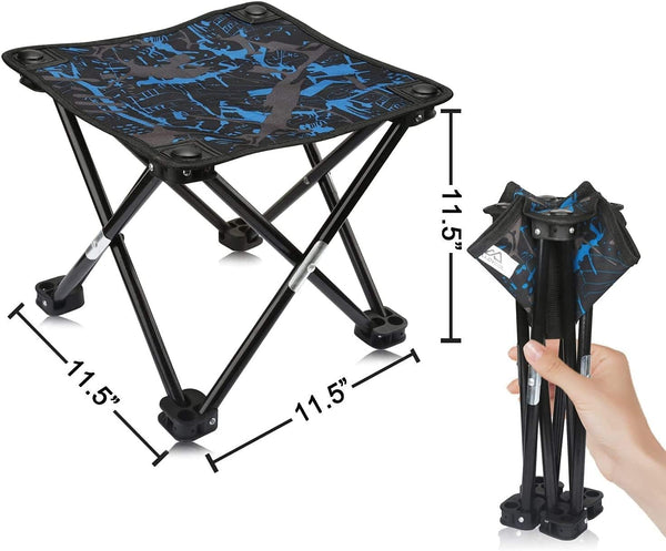 AILLOVCOL Folding Camping Stool Portable Chair Mini Foldable Stool for Adults Fishing Hiking