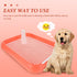 17.7x14x2 Inches ULTECHNOVO Mesh Dog Toilet Tray Lightweight Anti-Slip Easy Clean Removable Mesh Top for Indoor Puppy