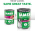 Multipack 13 oz. (Pack 12) IAMS Proactive Health Wet Dog Food, Adult Wet Dog Food Ground Dinner, Beef & Rice, Cans